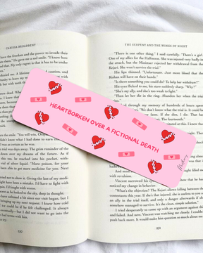 Bookish grief Bookmark