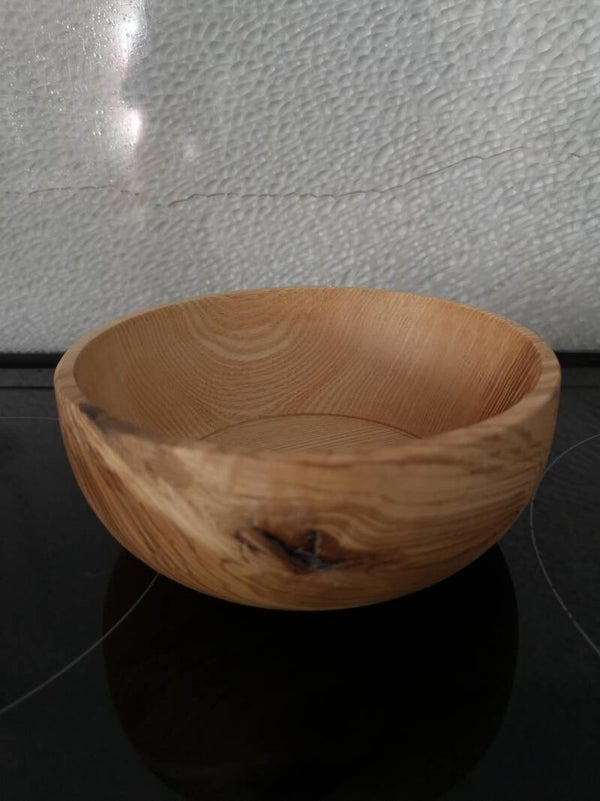 Eschenholschälchen mit exklusivem Holzbild