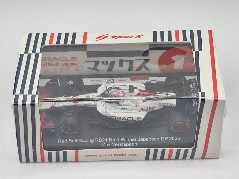 Spark Red Bull RB21 Max Verstappen GP Japan 2025