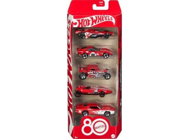 Hot Wheels 80th Anniversary (Set of 5 cars)