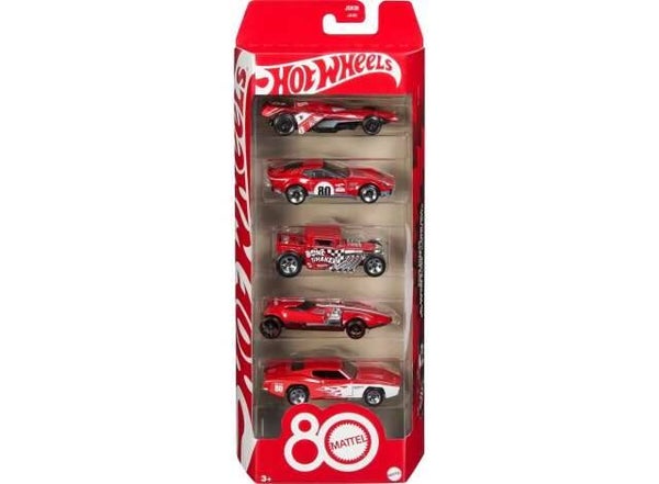 Hot Wheels 80th Anniversary (Set of 5 cars)