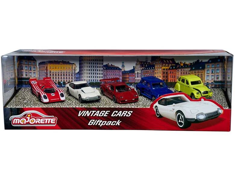 Majorette Vintage cars giftpack (Set of 5 cars)