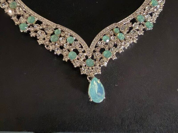 Frontriem speciaal  queen clear opal mint