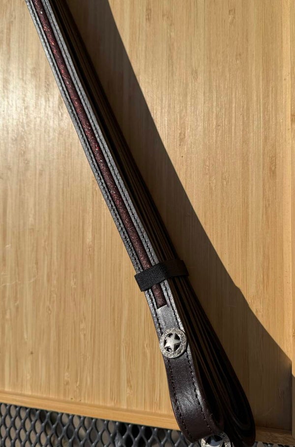 Western teugels bordeaux rood