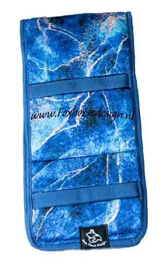 Longeer/tuig onderlegger blue marmer XS