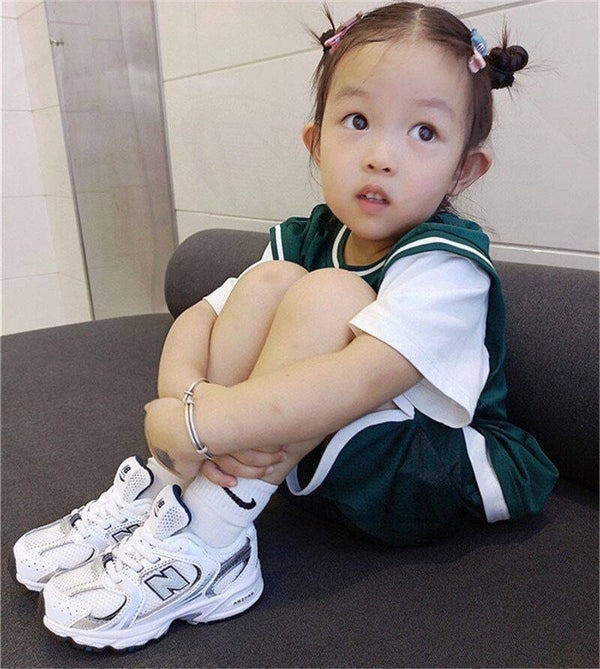 Spring and Summer Nb530 NB Mesh Elastic Band Kidsren's One-Leg Running Shoes Are Lightweight