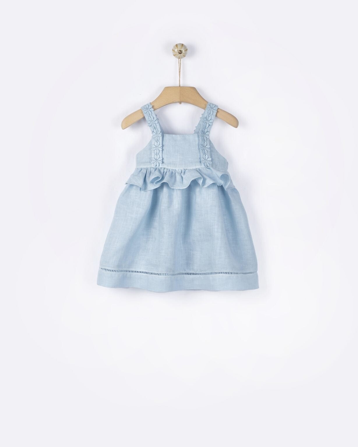 Alea linen dress blue