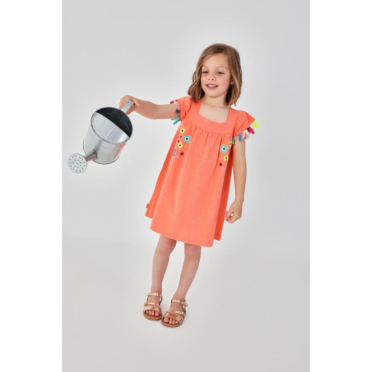 Boboli orange dress