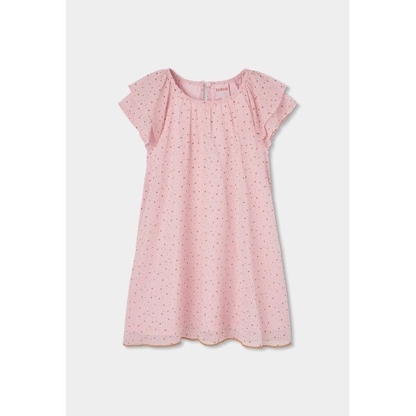 Boboli pink gold dress