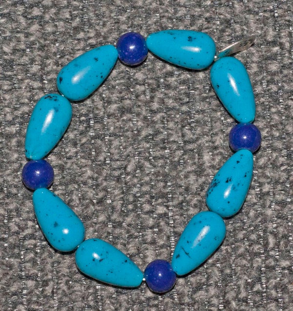Turquoise and Blue