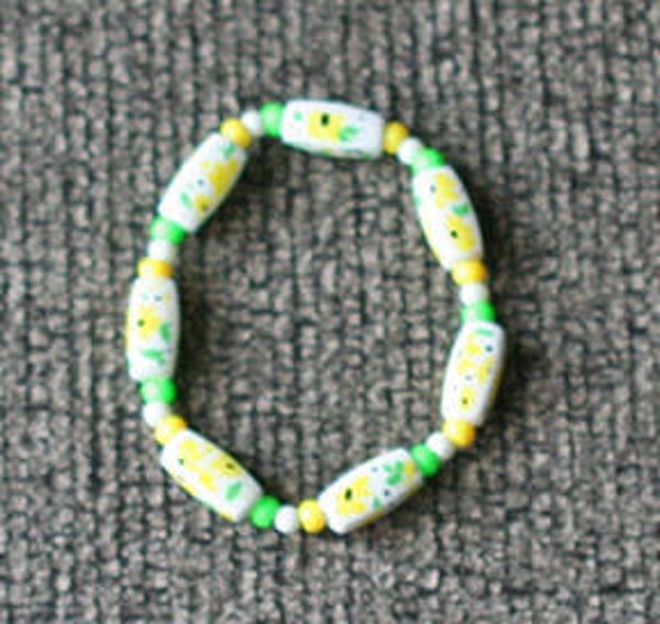Green White and Yellow