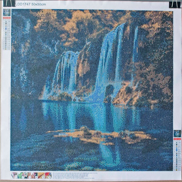 Fall Trees Waterfall - Sold