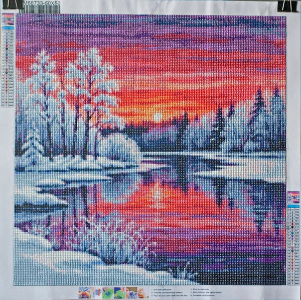 Icy Pink Sunset - Sold