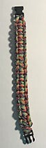 17. Multi-Colored Thick Paracord Bracelet