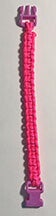 2. Neon Pink Paracord Bracelet