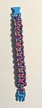 23. Multi-Colored Thick Paracord Bracelet