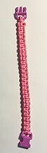 5. Pink Paracord Bracelet
