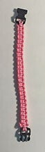 7. Pink Paracord Bracelet