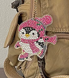 Diamond Dot Penguin4 Key Chain