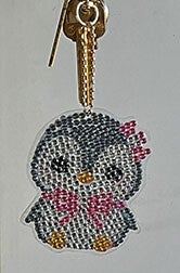 Diamond Dot Penguin7 Key Chain