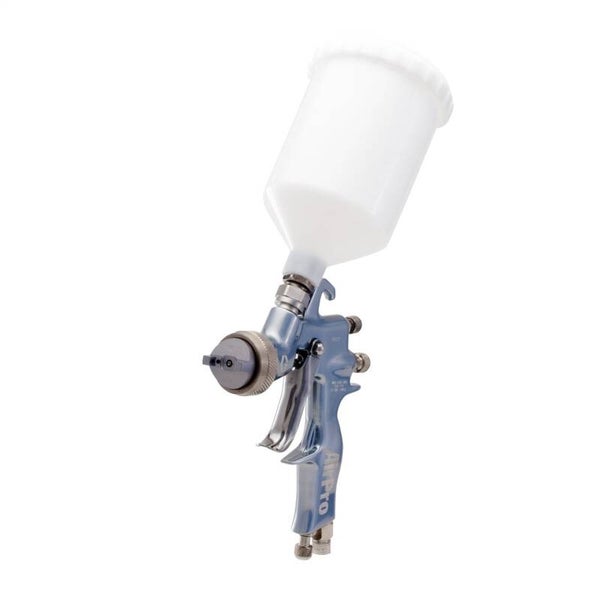 AirPro Air Spray Gravity Feed Gun, skladna, 1,4 mm (0,055 in) šoba, plastična gravitacijska skodelica