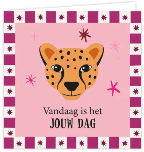 Wenskaart tijger