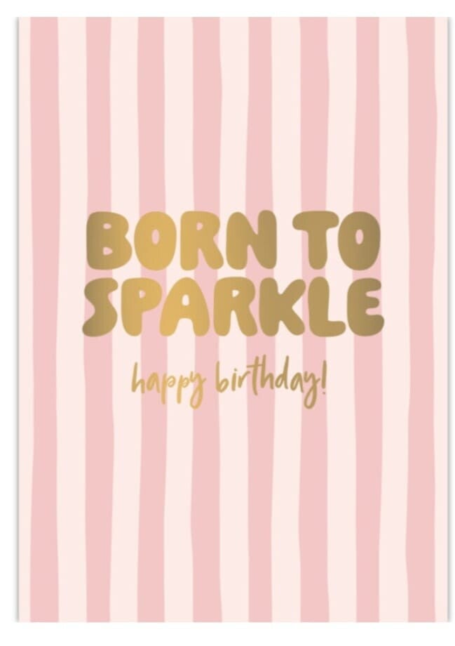 Wenskaart sparkle
