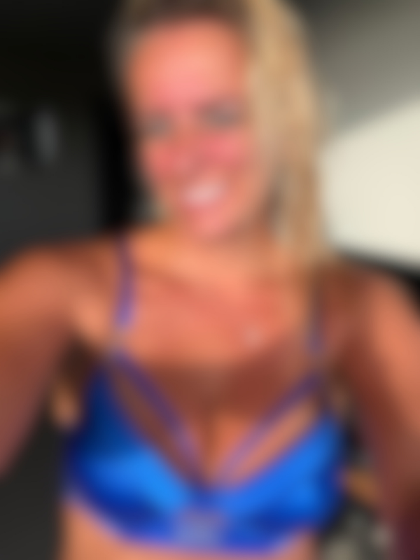 Blauwe lingerie