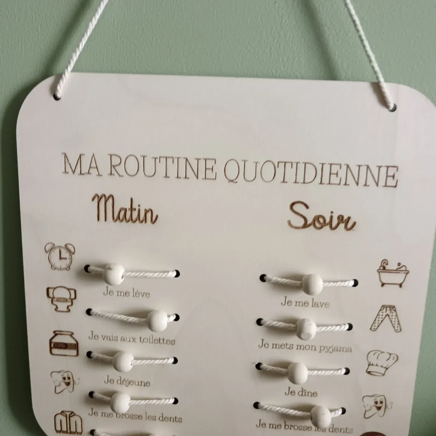 Ma routine quotidienne