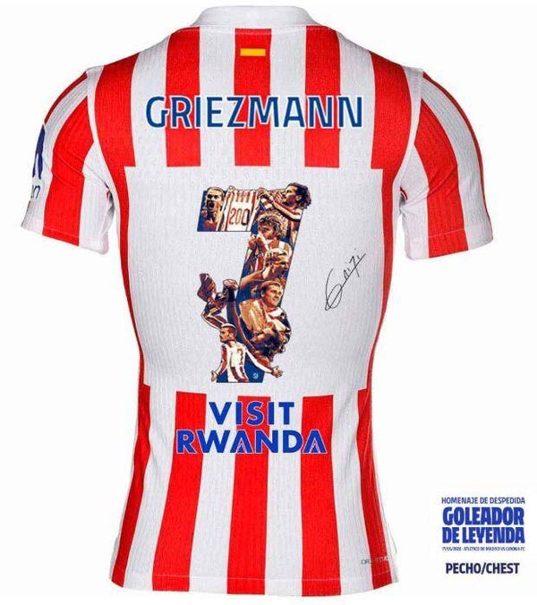 camiseta atletico de madrid homenaje a griezman