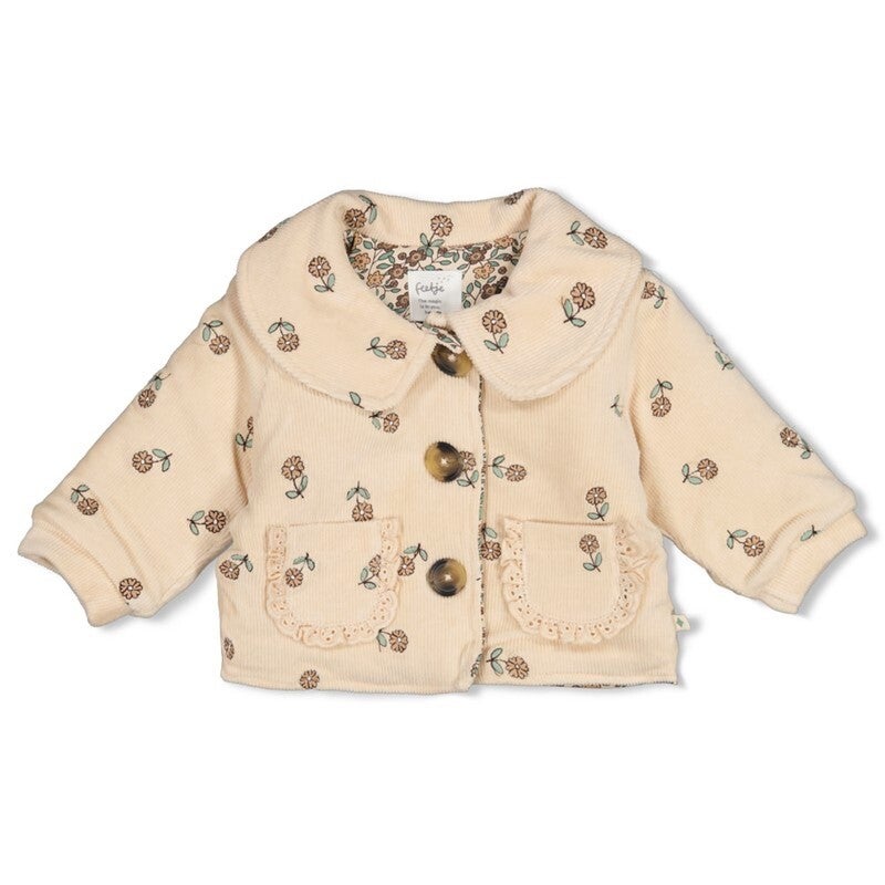 Feetje Jasje Velours Rib met Borduursels – Lucky Bloombird