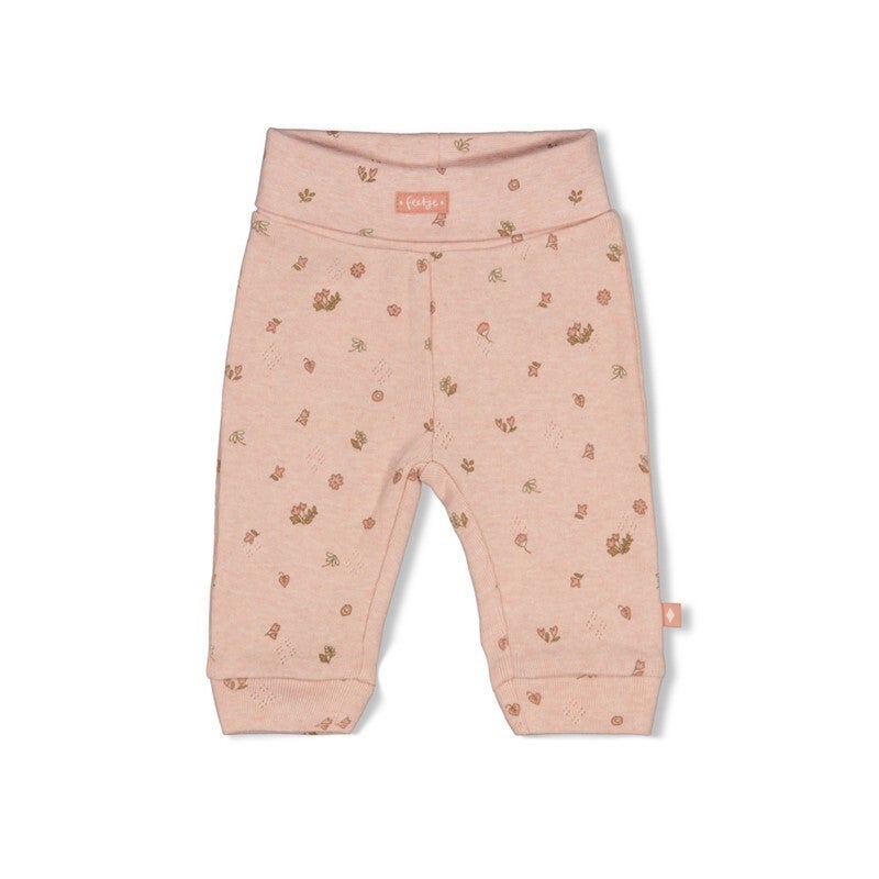 Feetje Broek Pointelle Rib AOP – Fall in Love