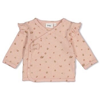 Feetje Overslagshirt Pointelle Rib AOP – Fall in Love