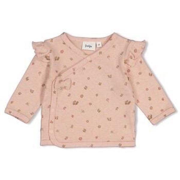 Feetje Overslagshirt Pointelle Rib AOP – Fall in Love