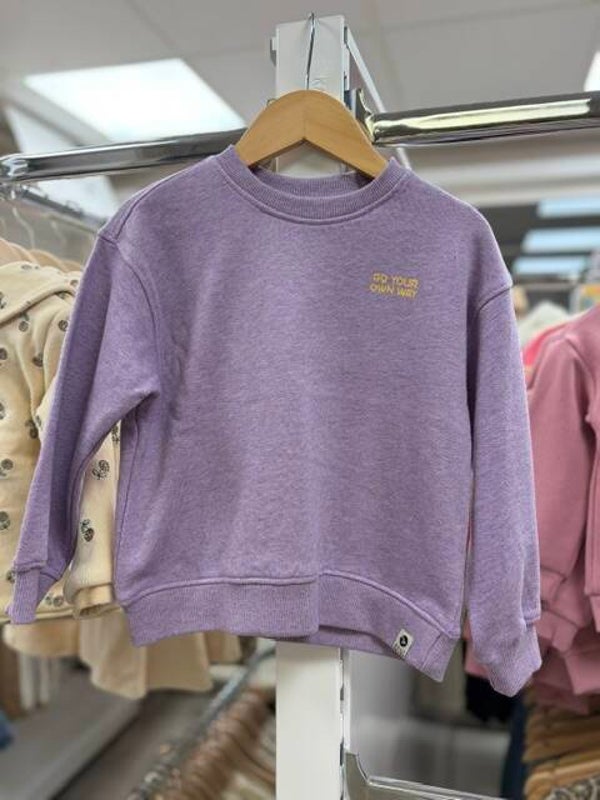 Daily 7 sweater met backprint