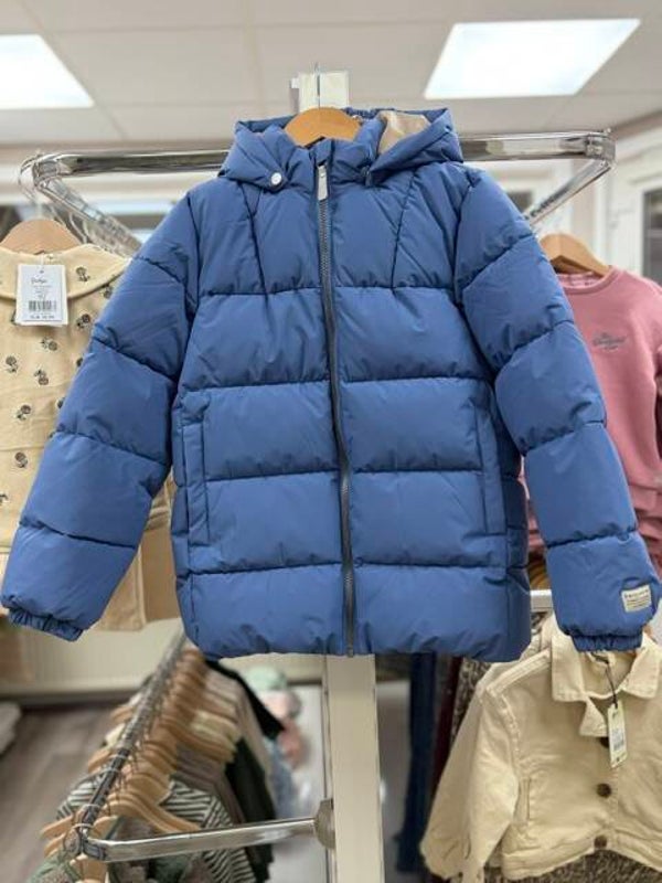 Daily 7 winterjas in de kleur blauw (maat 140)