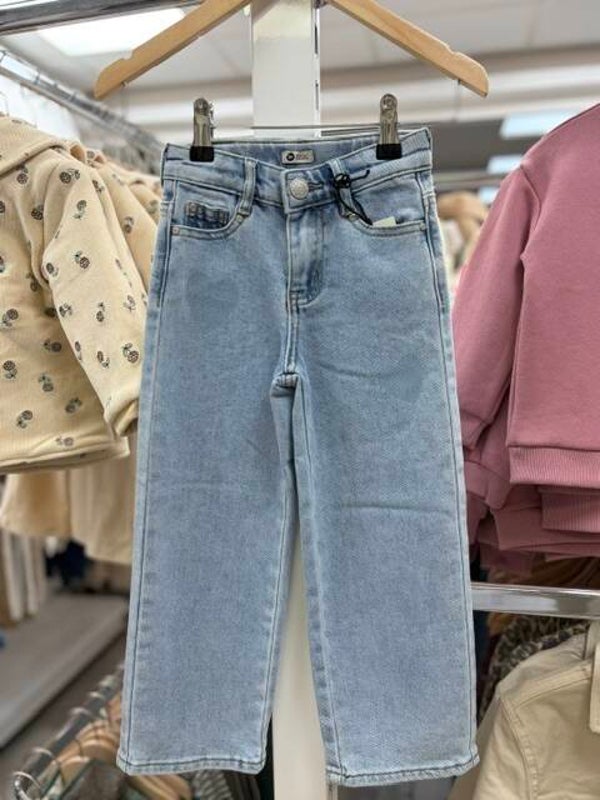 Daily 7 jeans met hartjes print