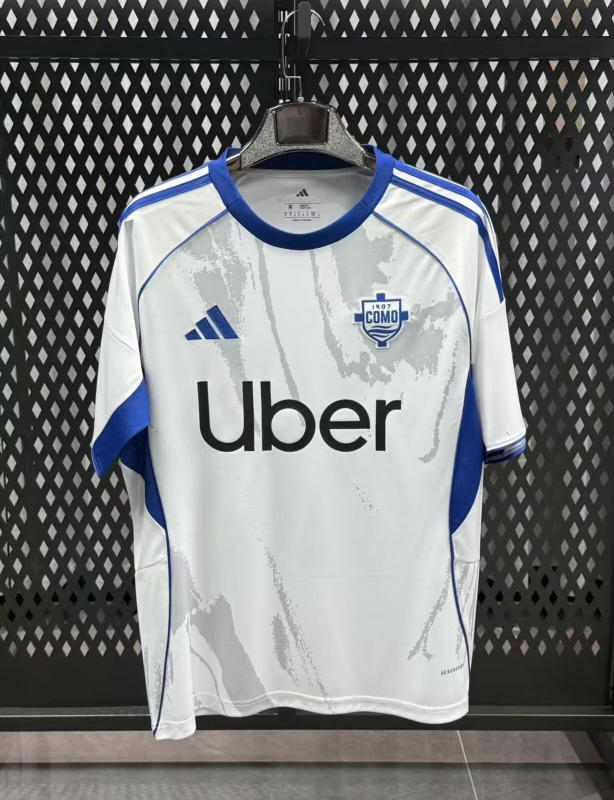 Maglia calcio trasferta versione fan Como 2025/2026