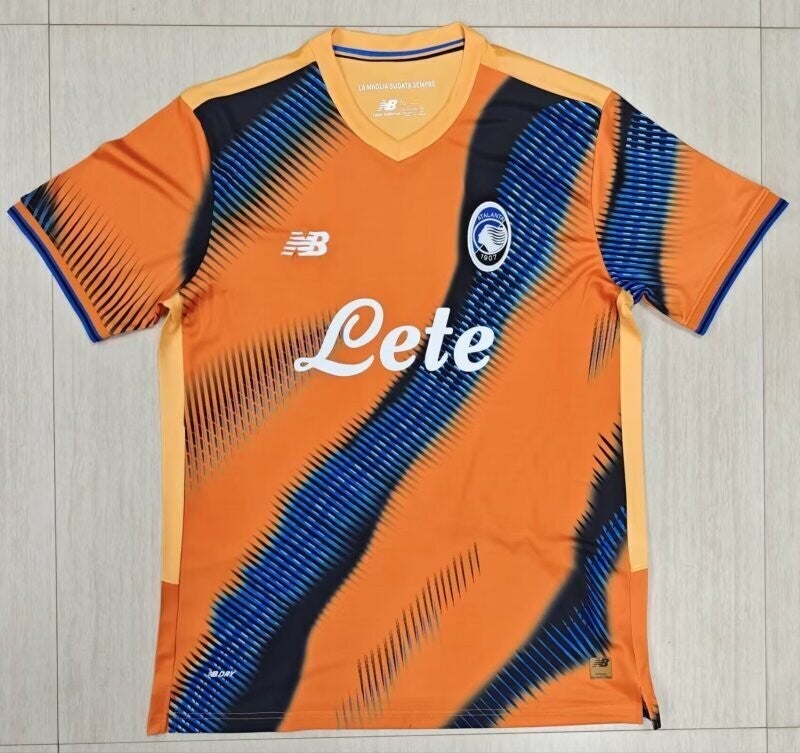 Maglia calcio trasferta terza versione fan Atalanta 2025/2026