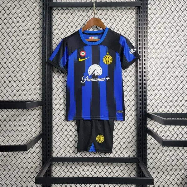 Completo calcio casa bambino Inter 2023/2024