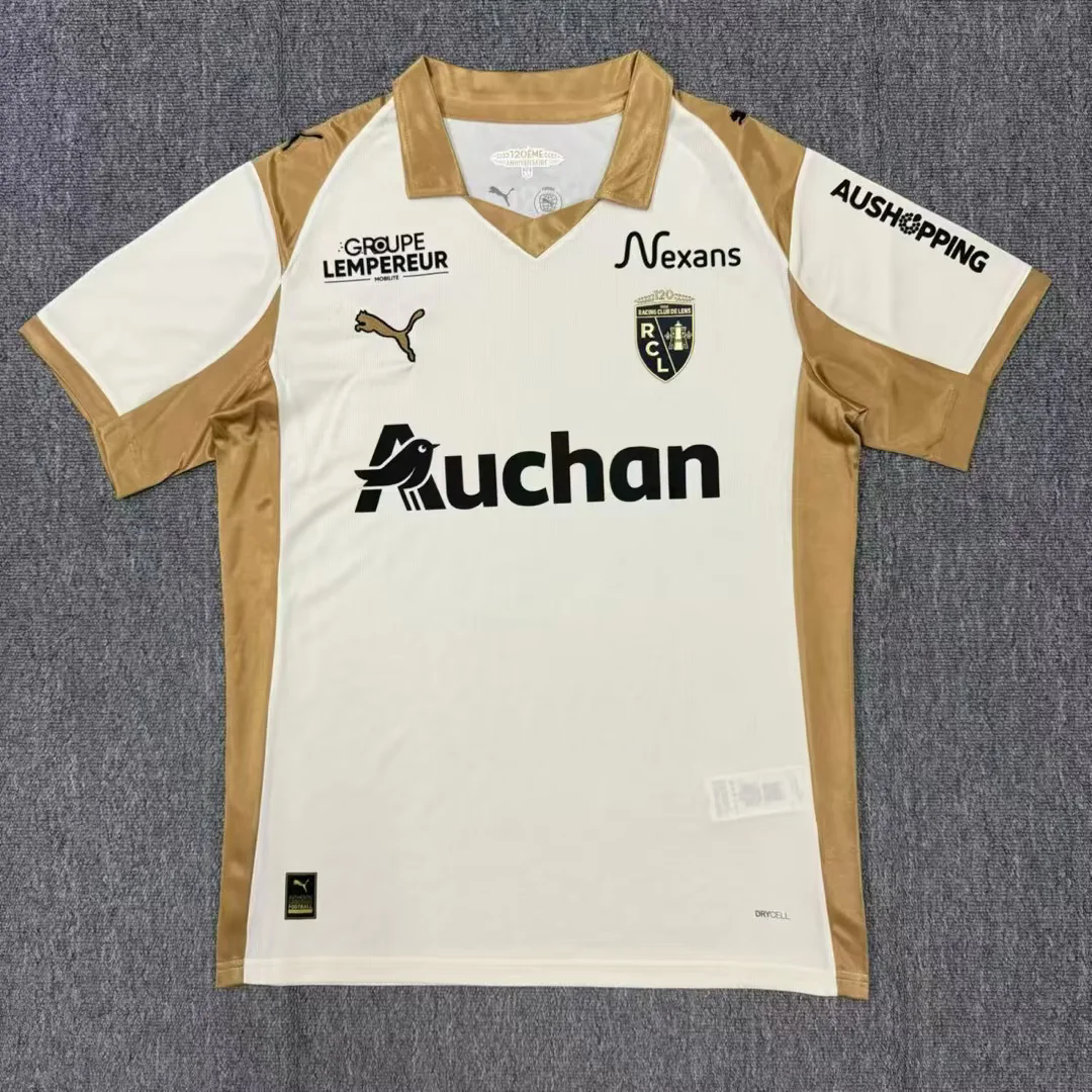 Maglia calcio trasferta terza versione fan Lens 2025/2026