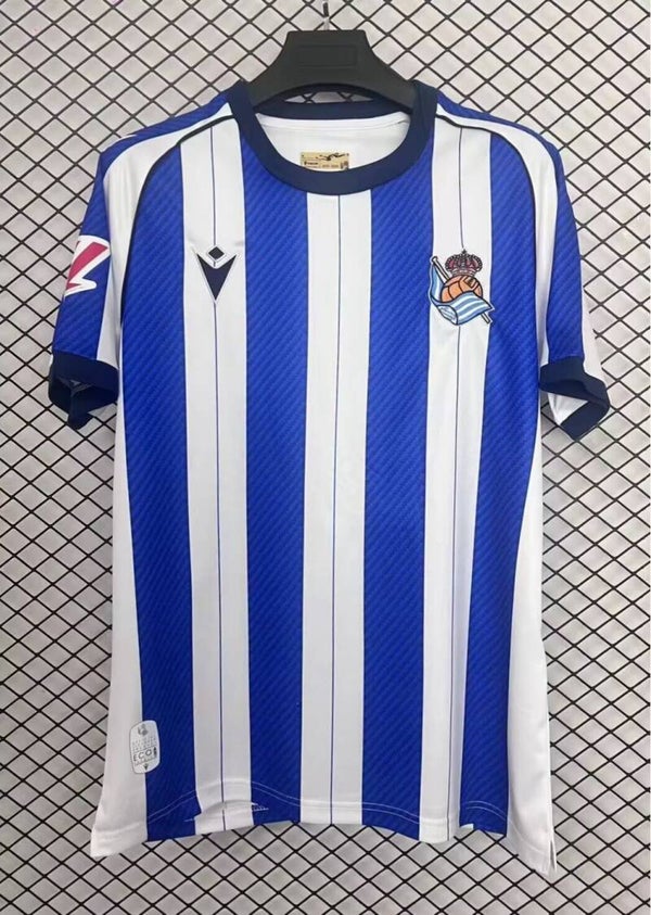 Maglia calcio casa versione fan Real Sociedad 2025/2026