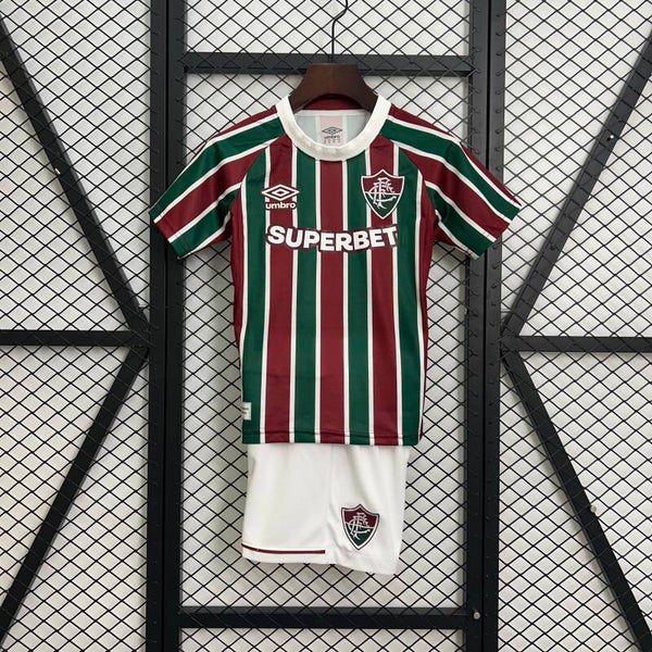 Completo calcio casa bambino Fluminense 2025/2026