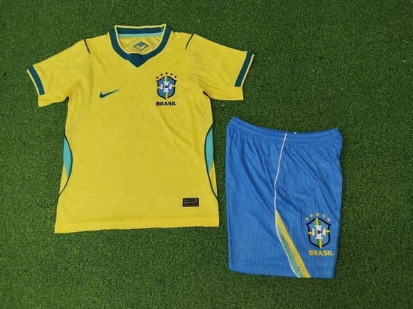 Completo calcio casa bambino Brasile 2026
