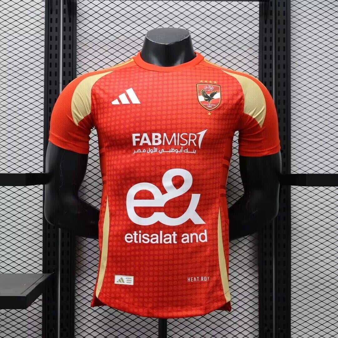 Maglia calcio casa versione player Al-Ahly  2025/2026