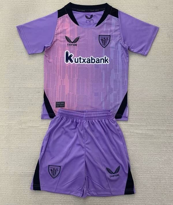 Completo calcio trasferta terza bambino Athletic Bilbao 2024/2025