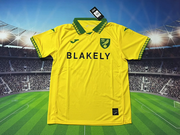 Maglia calcio casa versione fan Norwich City 2025/2026