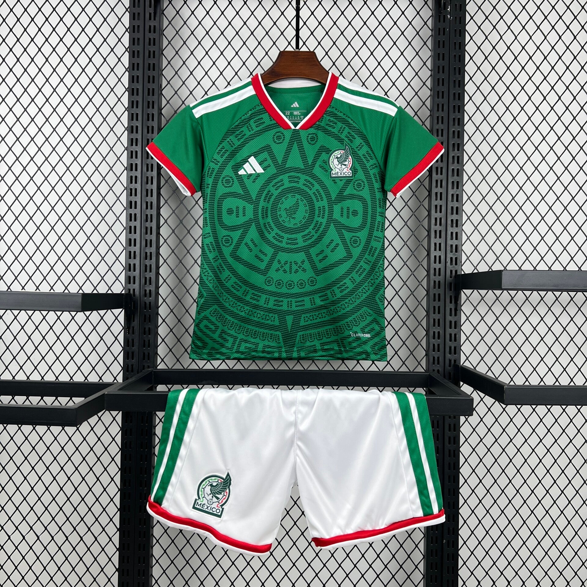 Completo calcio casa bambino Messico 2026
