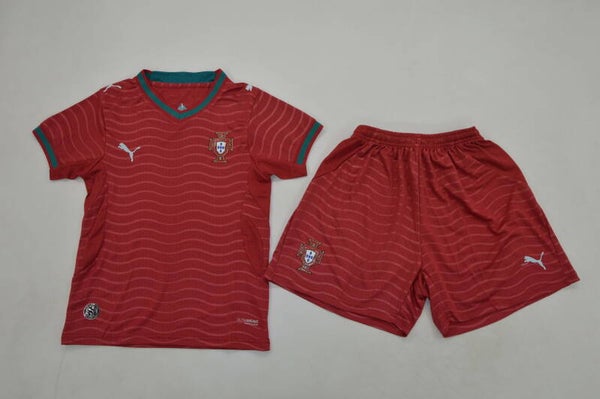 Completo calcio casa bambino Portogallo 2026