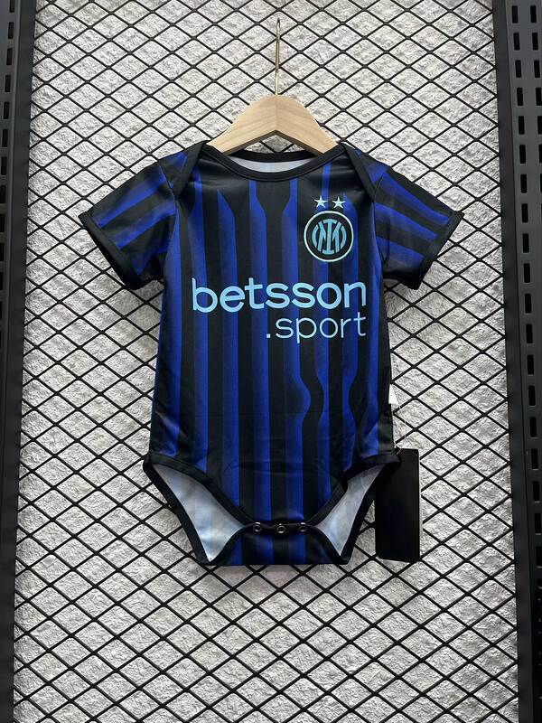 Body neonato calcio casa Inter 2025/2026